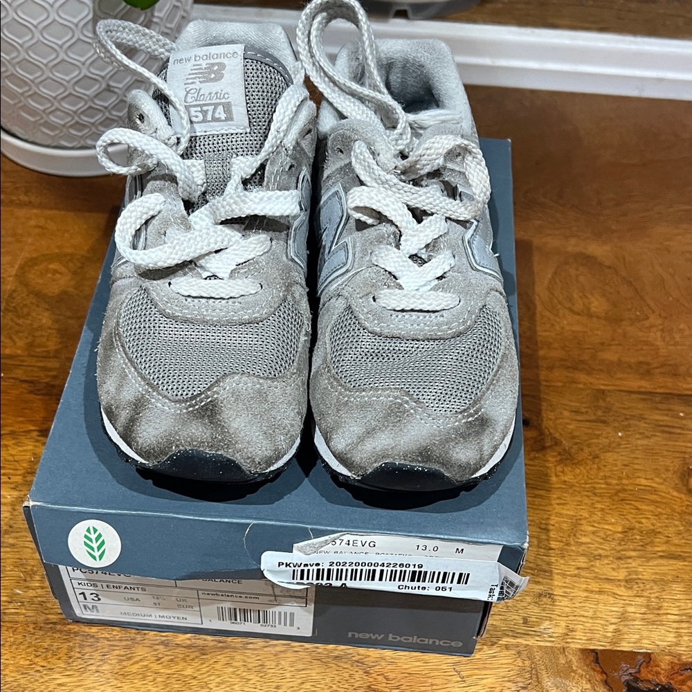 New Balance Kids' Silver Sneakers